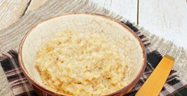 Wheat porridge - recipes for how to cook wheat porridge in water or milk